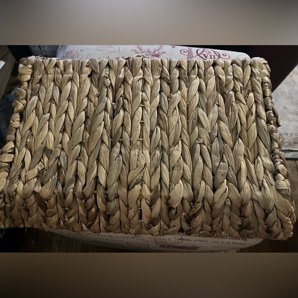 NWT RGI Home Rectangular Basket with Handles - Picture 2 of 2